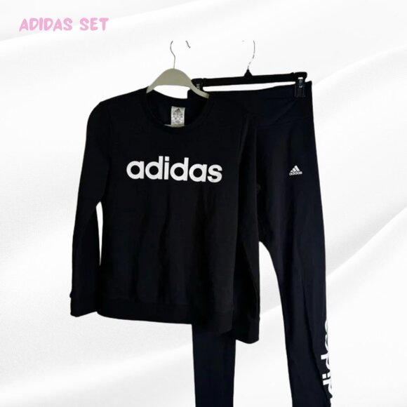 adidas Other - Adidas Sweatshirt and Leggings Set in Black